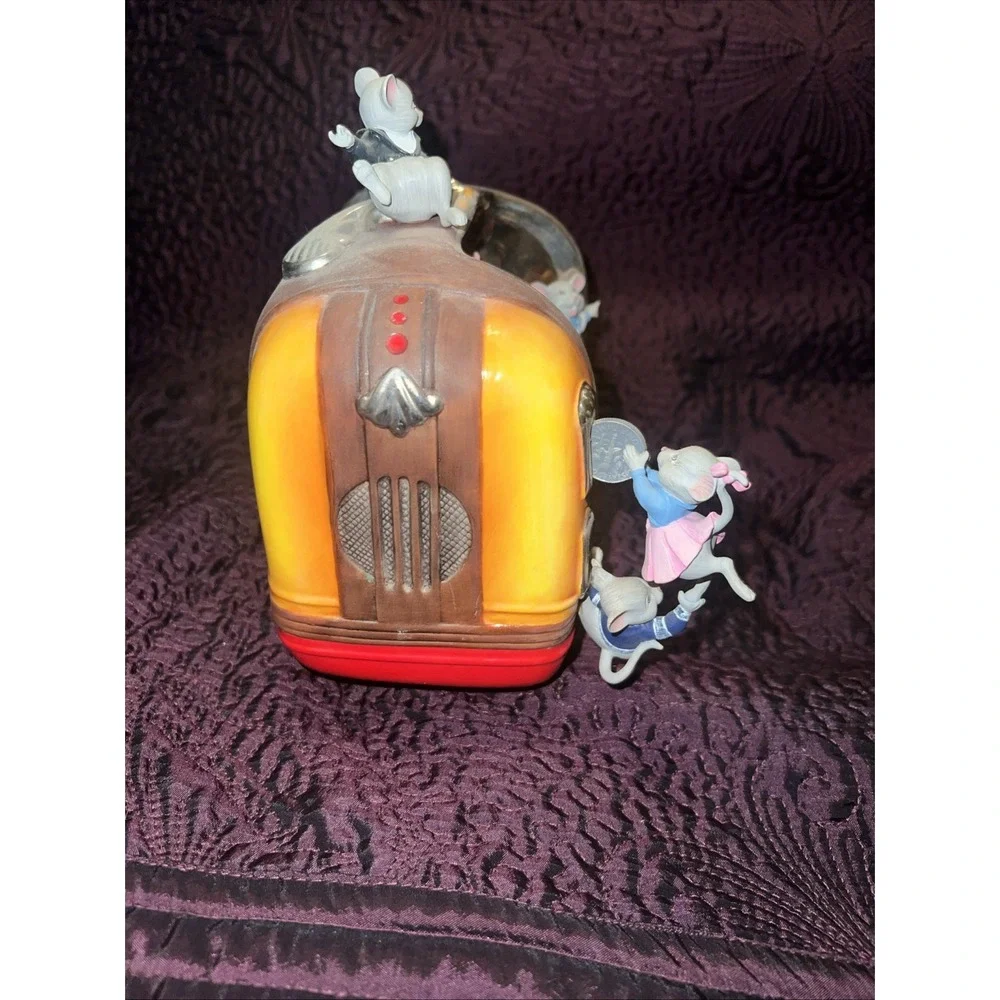Franklin Mint Jukebox Jamboree Vintage Rock Around The Clock Musical‎ Mice Work